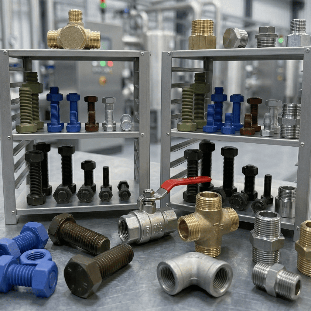Recubrimientos en bulonería industrial